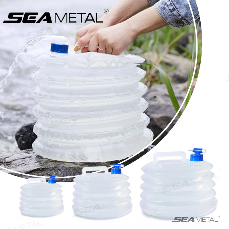 Water Bag Collapsible - Cubo Plegable para Coche SEAMETAL de