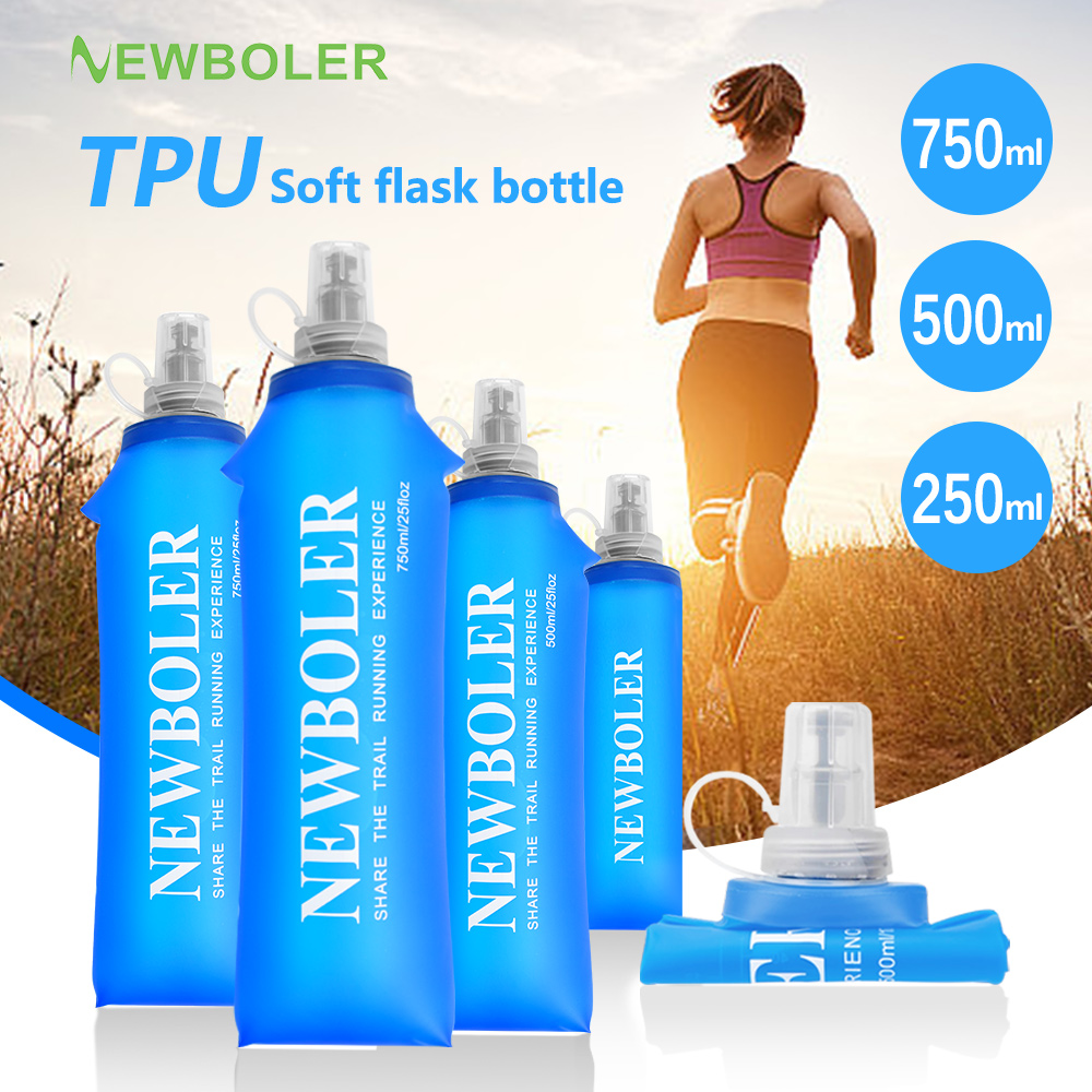 Water Bag Collapsible - Botella de agua de 750ML, matraz