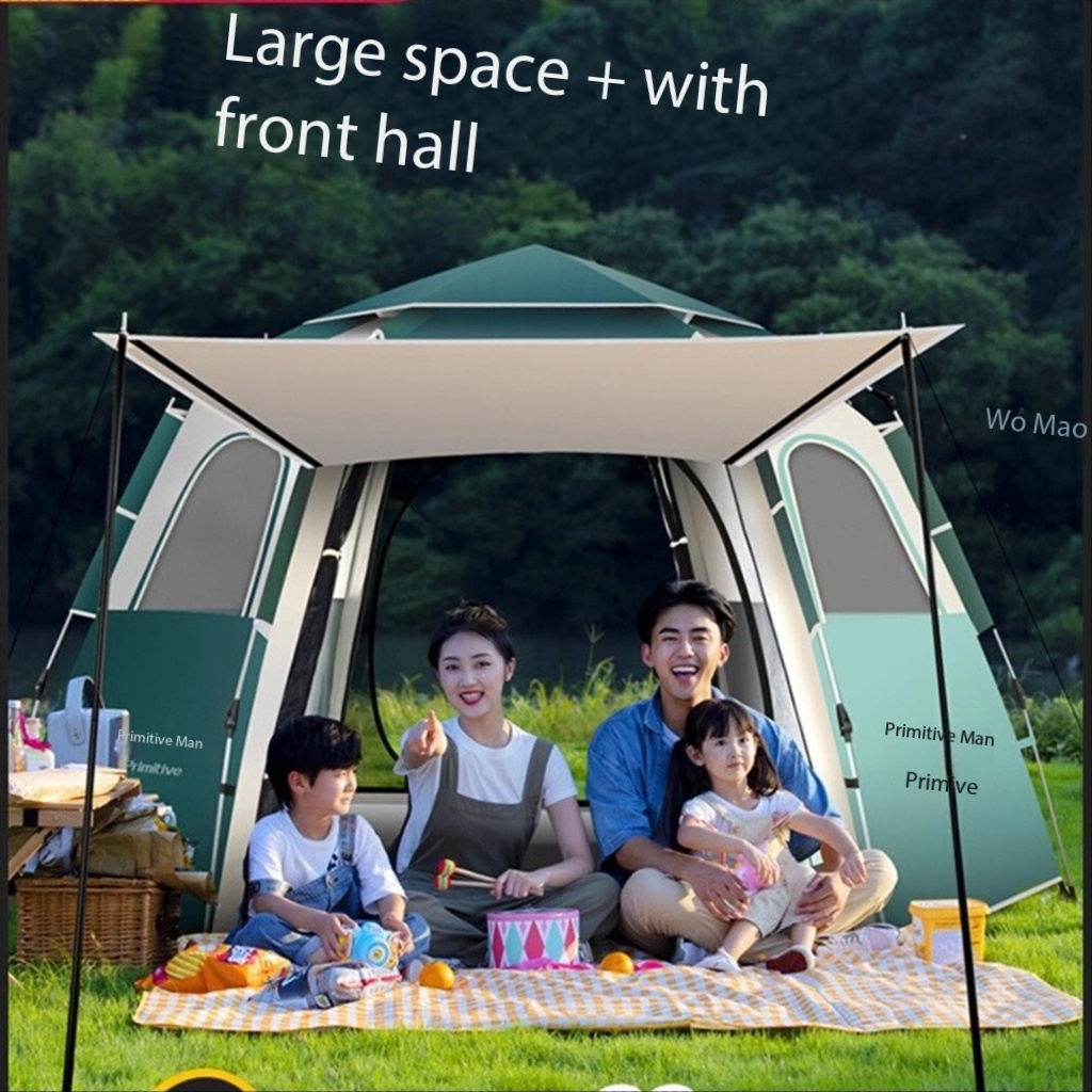 Emergency Mylar Tent - 캠핑Tienda de campaña para 6-8 personas,