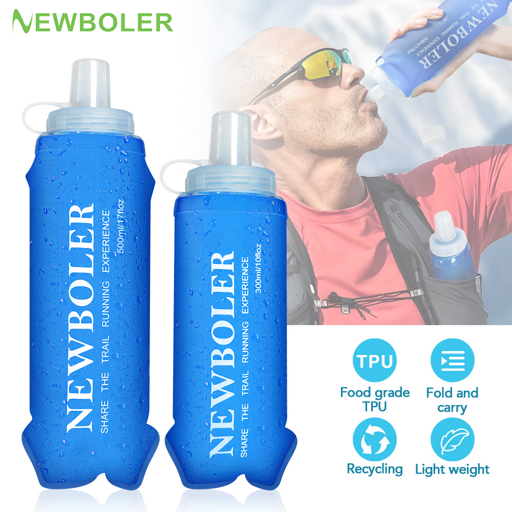 Water Bag Collapsible - NEWBOLER 300/500ML botella de agua TPU
