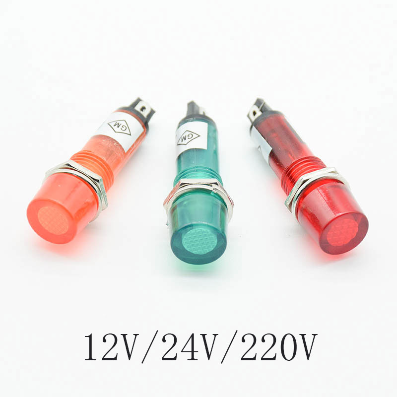 Signal Panel Orange - 5 uds 220V 12V 24V DC