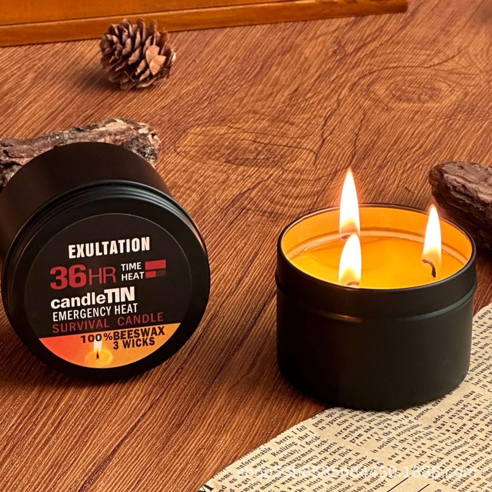 Fire Starting Kit - Velas de combustión larga, vela de