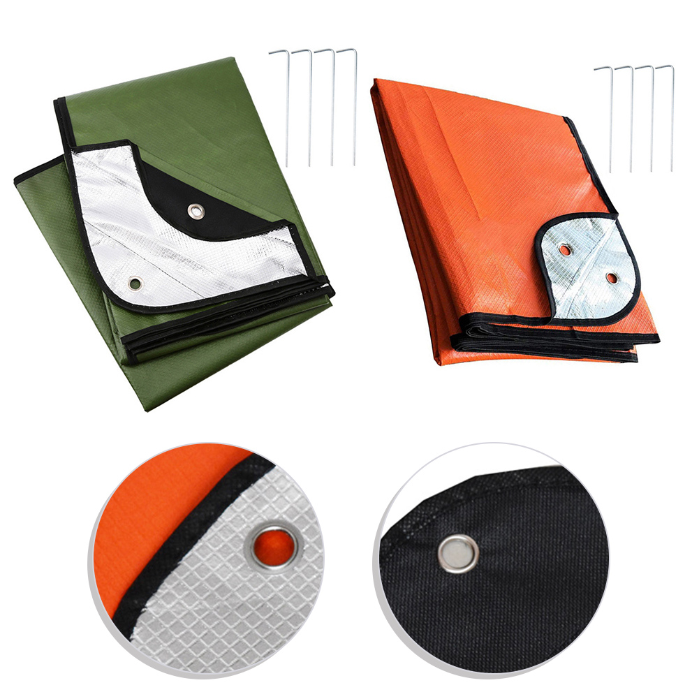 Survival Blanket Reflective - Manta de supervivencia para acampar al