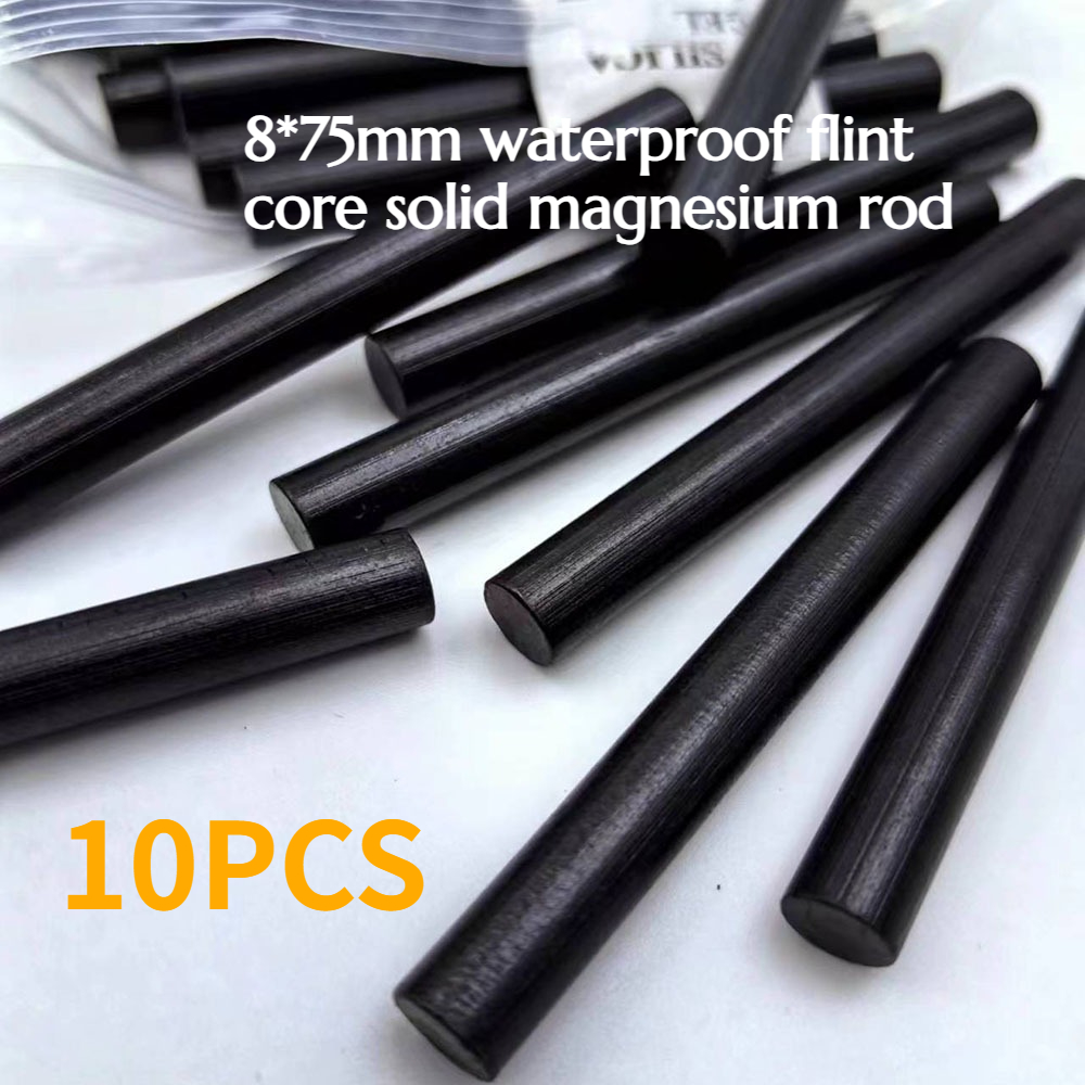 Magnesium Fire Starter - 10 Piezas de Varillas de Magnesio