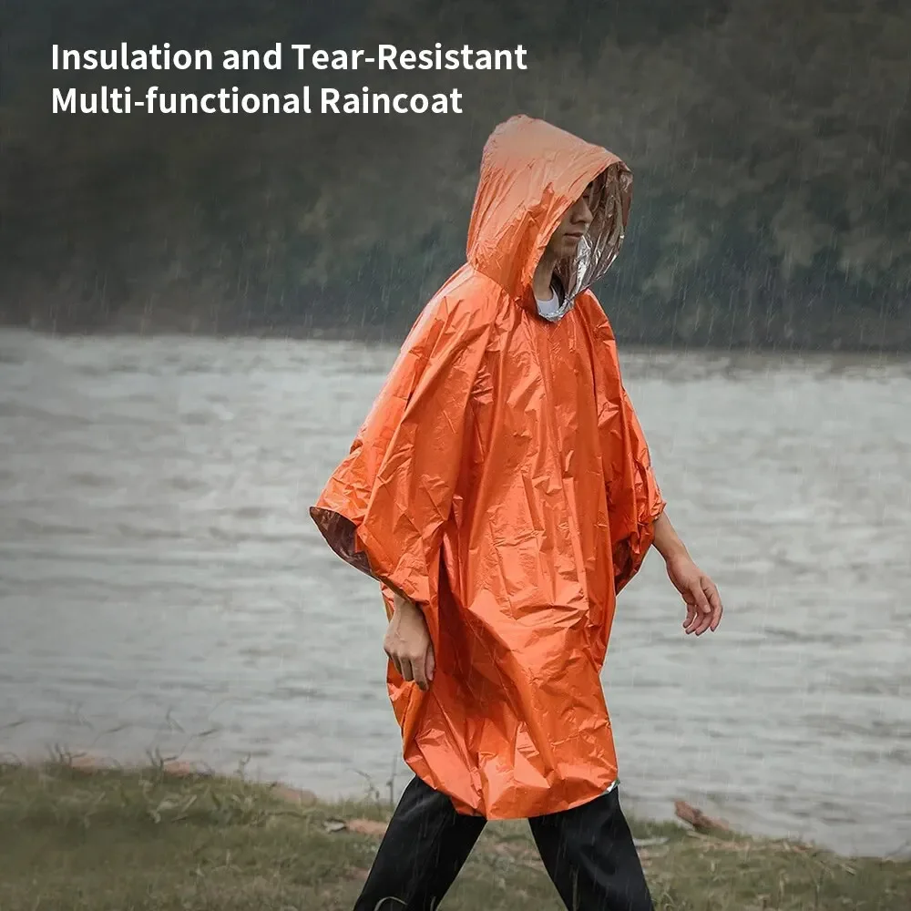 Emergency Poncho Rain - Poncho impermeable de emergencia, ropa impermeable,