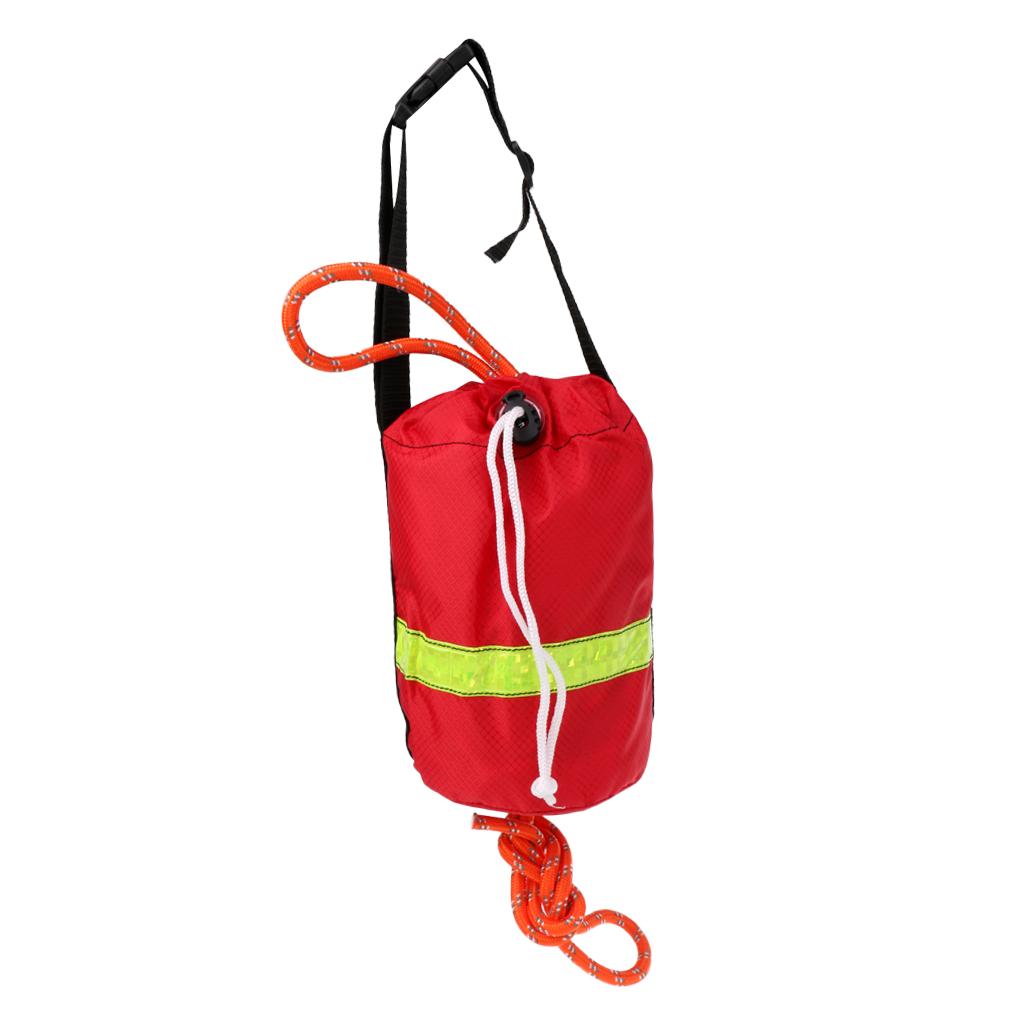 Rescue Rope Throw - Bolsa de Rescate Reflectante con Cuerda