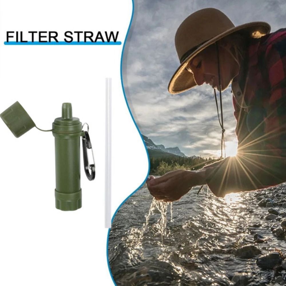 Water Purification Straw - Mini filtro de agua portátil tipo