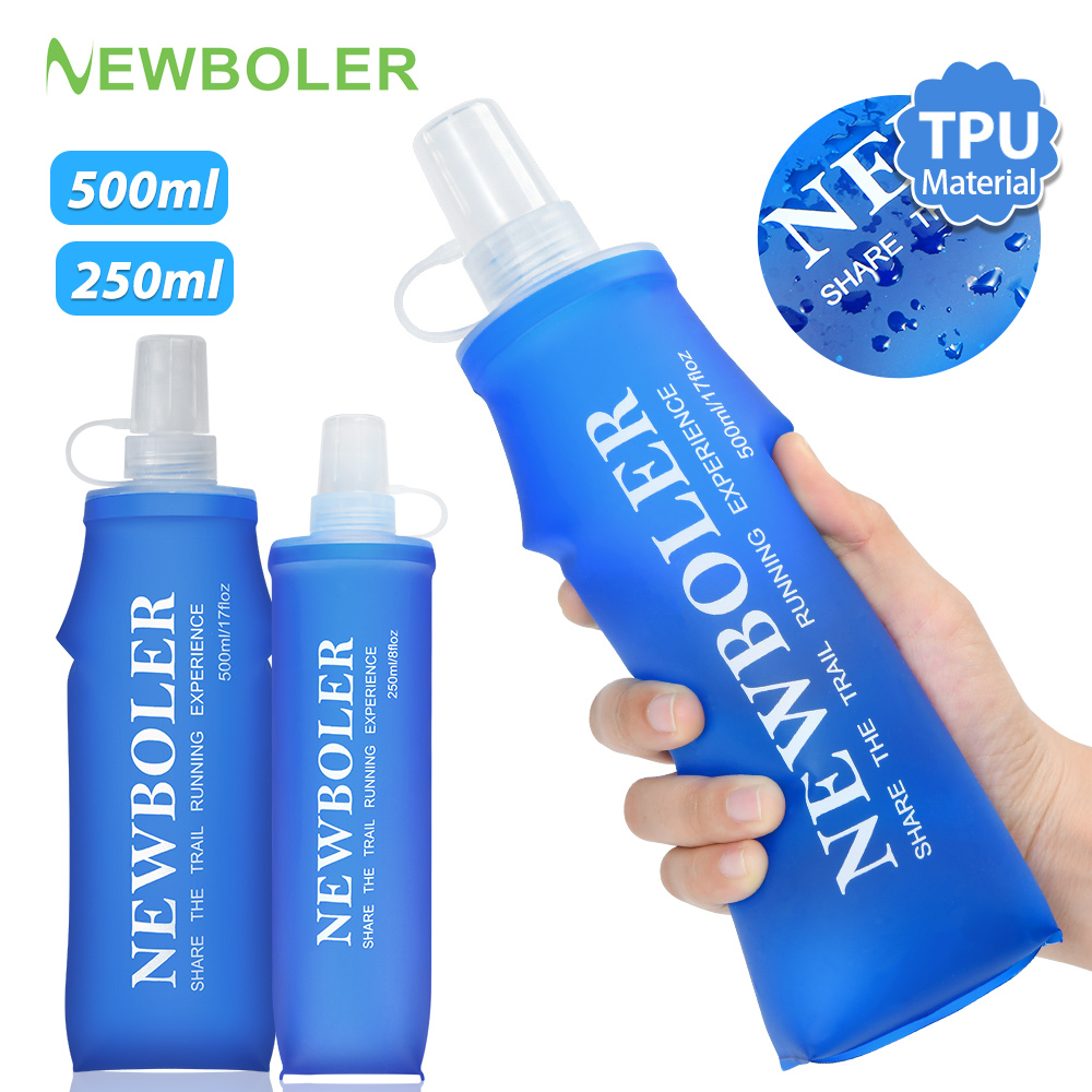 Water Bag Collapsible - NEWBOLER 250 ml/500 ml botella de