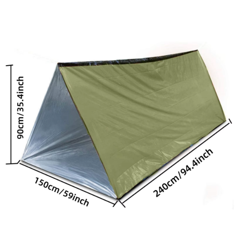 Carpa de Emergencia Tipo Tubo  - Emergency Mylar Tent reseña y precio