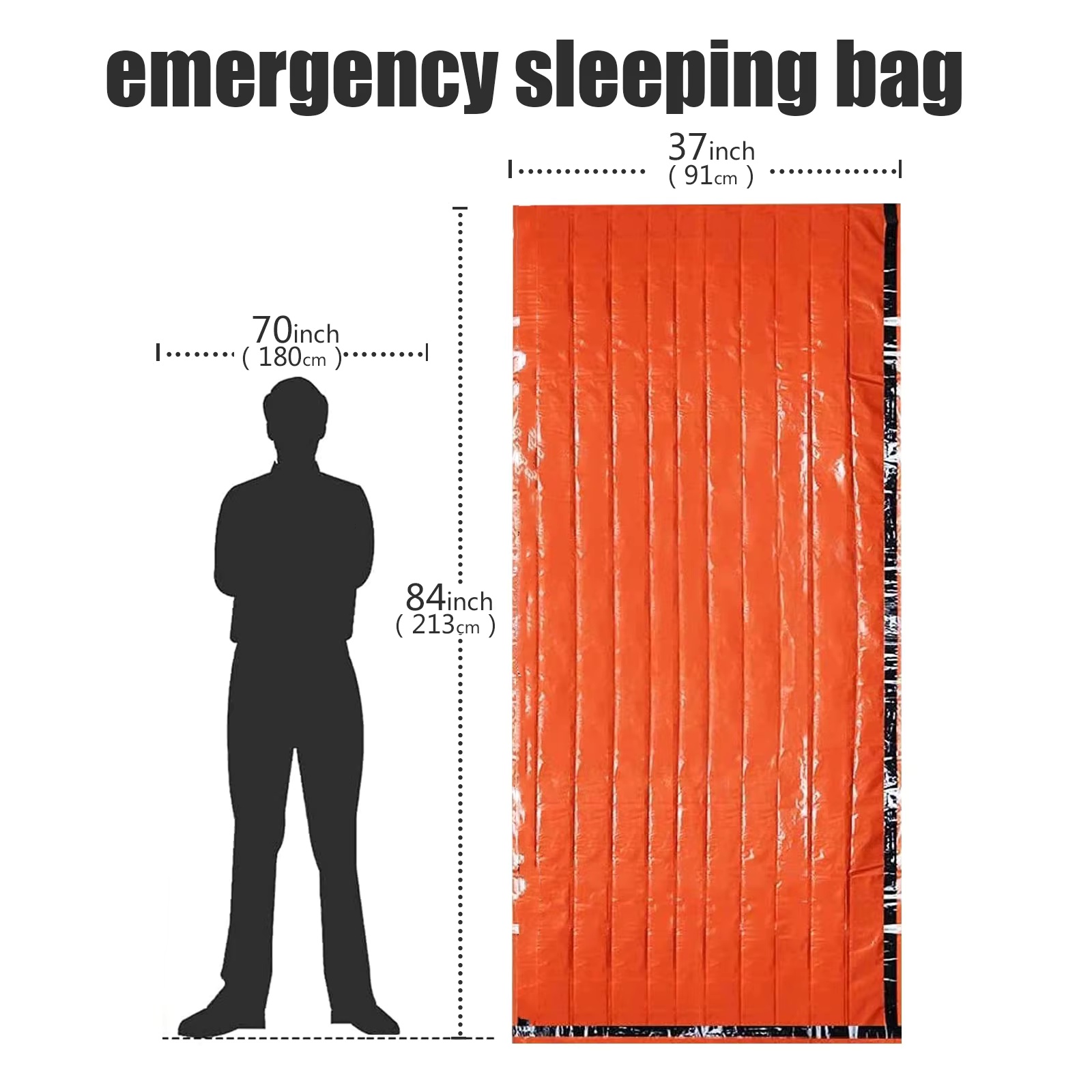 Paquete de 1-5 sacos de dormir - Bivy Bag Emergency reseña y precio