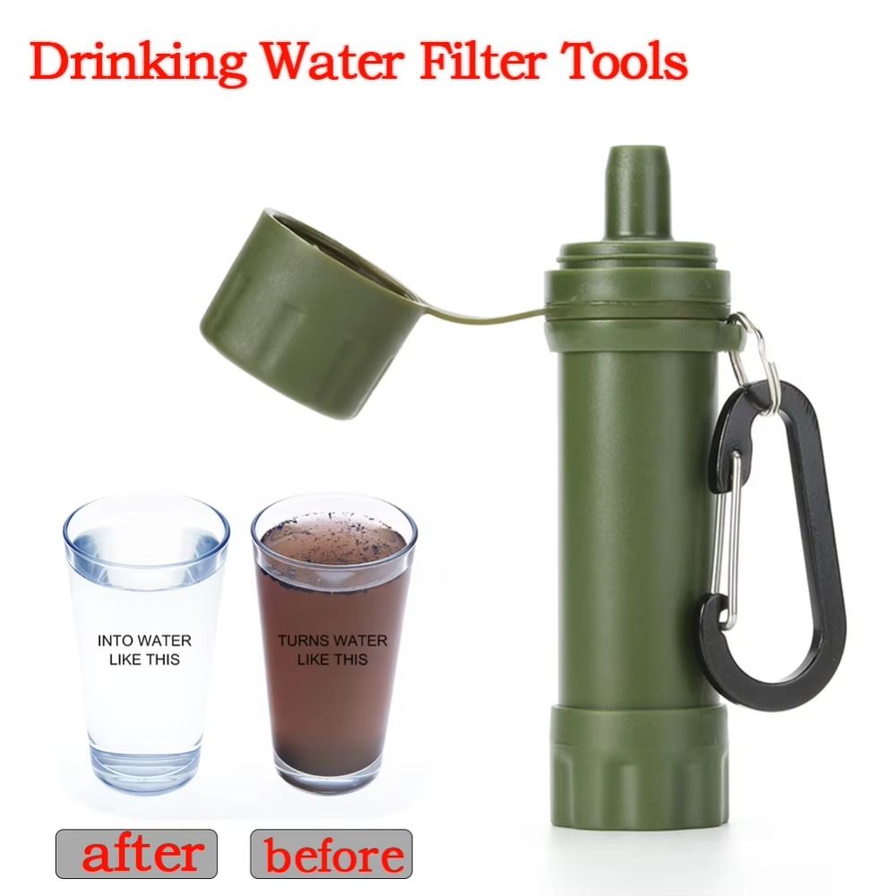 Mini Mini filtro de agua, puri - Water Purification Straw reseña y precio