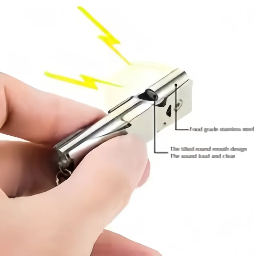 Llavero con silbato de supervi - Emergency Whistle Loud reseña y precio