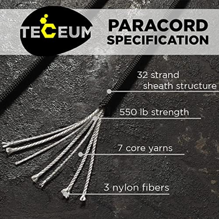 Cuerda de Paracord de 5/32'' 1 - Para Cord 1000Ft reseña y precio