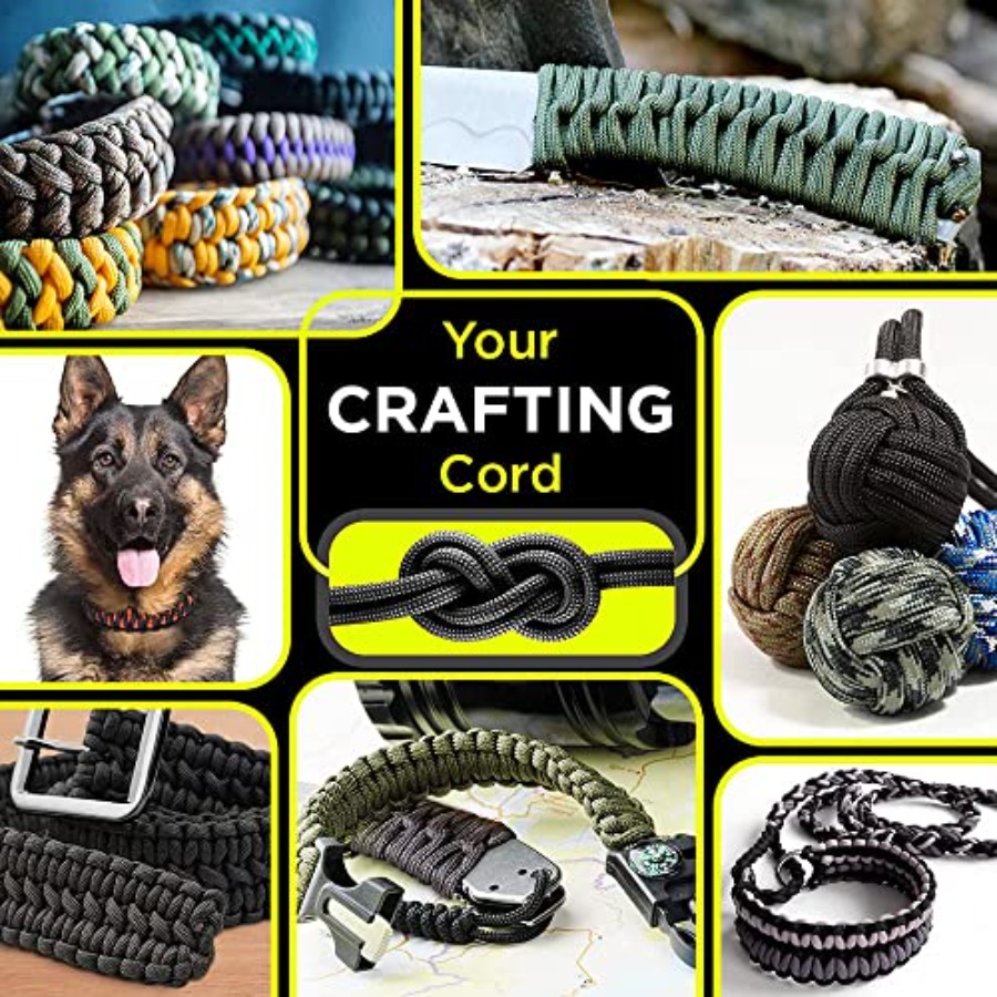 Cuerda de Paracord de 5/32'' 1 - Para Cord 1000Ft reseña y precio