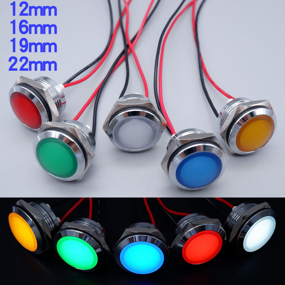 Luz indicadora de LED de Metal - Signal Panel Orange reseña y precio