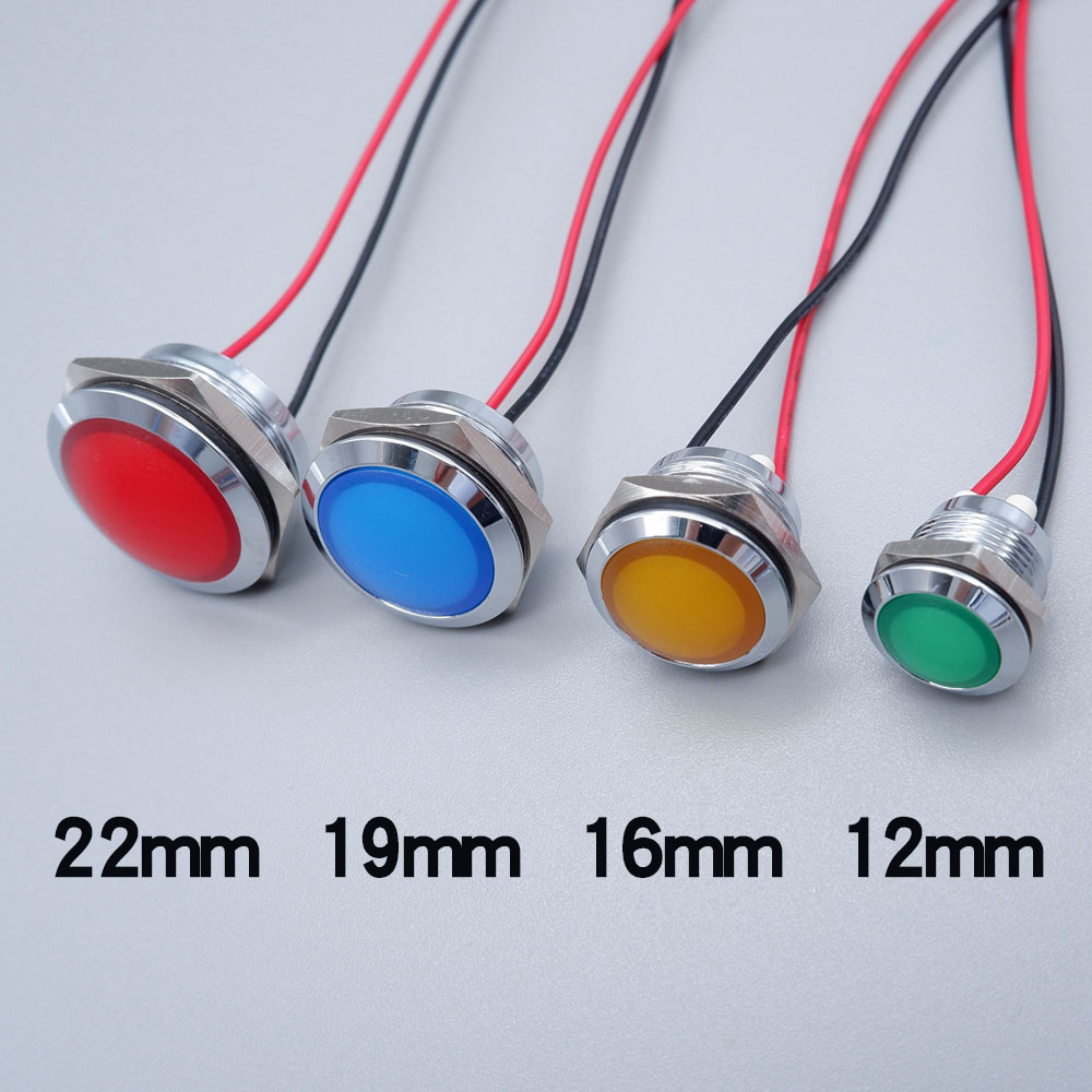 Luz indicadora de LED de Metal - Signal Panel Orange reseña y precio