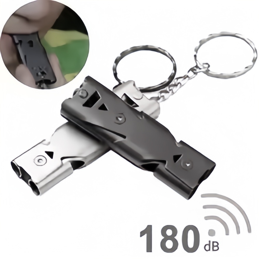 Llavero con silbato de supervi - Emergency Whistle Loud reseña y precio