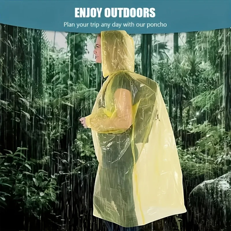 Chubasquero impermeable desech - Emergency Poncho Rain reseña y precio