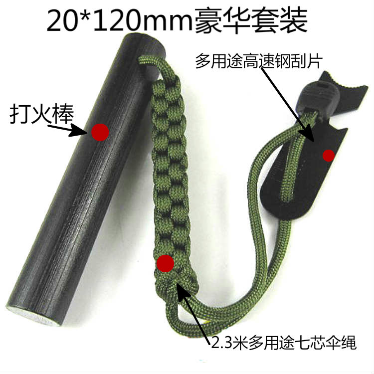 Palo de magnesio de pedernal i - Magnesium Fire Starter reseña y precio