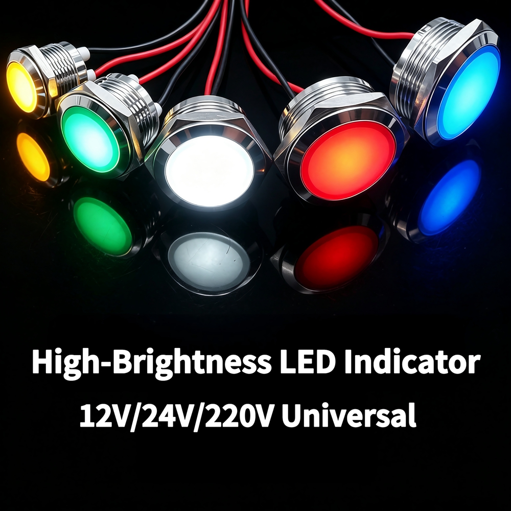 Luz indicadora LED metálica de - Signal Panel Orange reseña y precio
