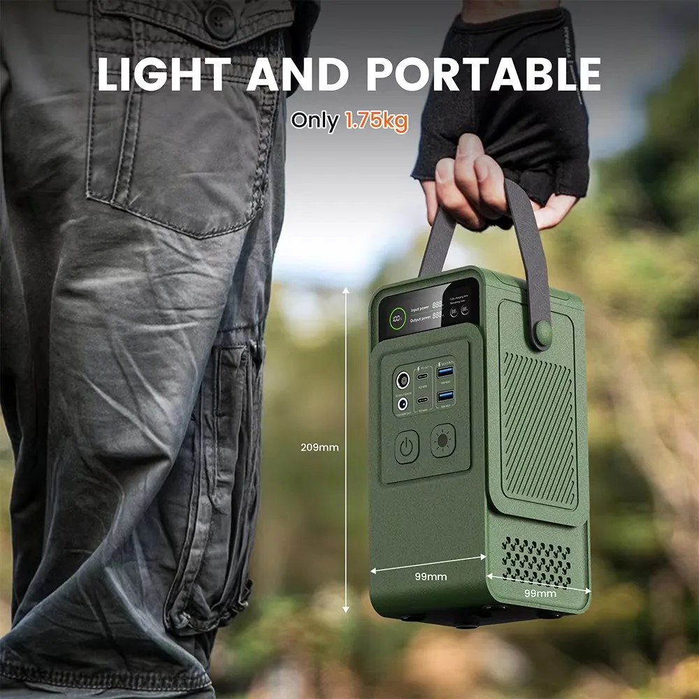 Estación de energía para acamp - Solar Emergency Charger reseña y precio