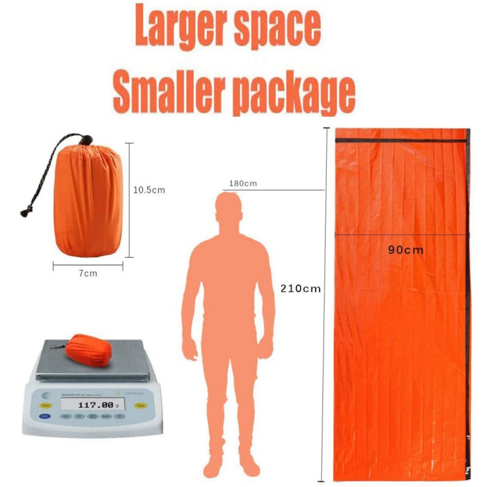Manta Térmica de Emergencia Re - Emergency Mylar Tent reseña y precio