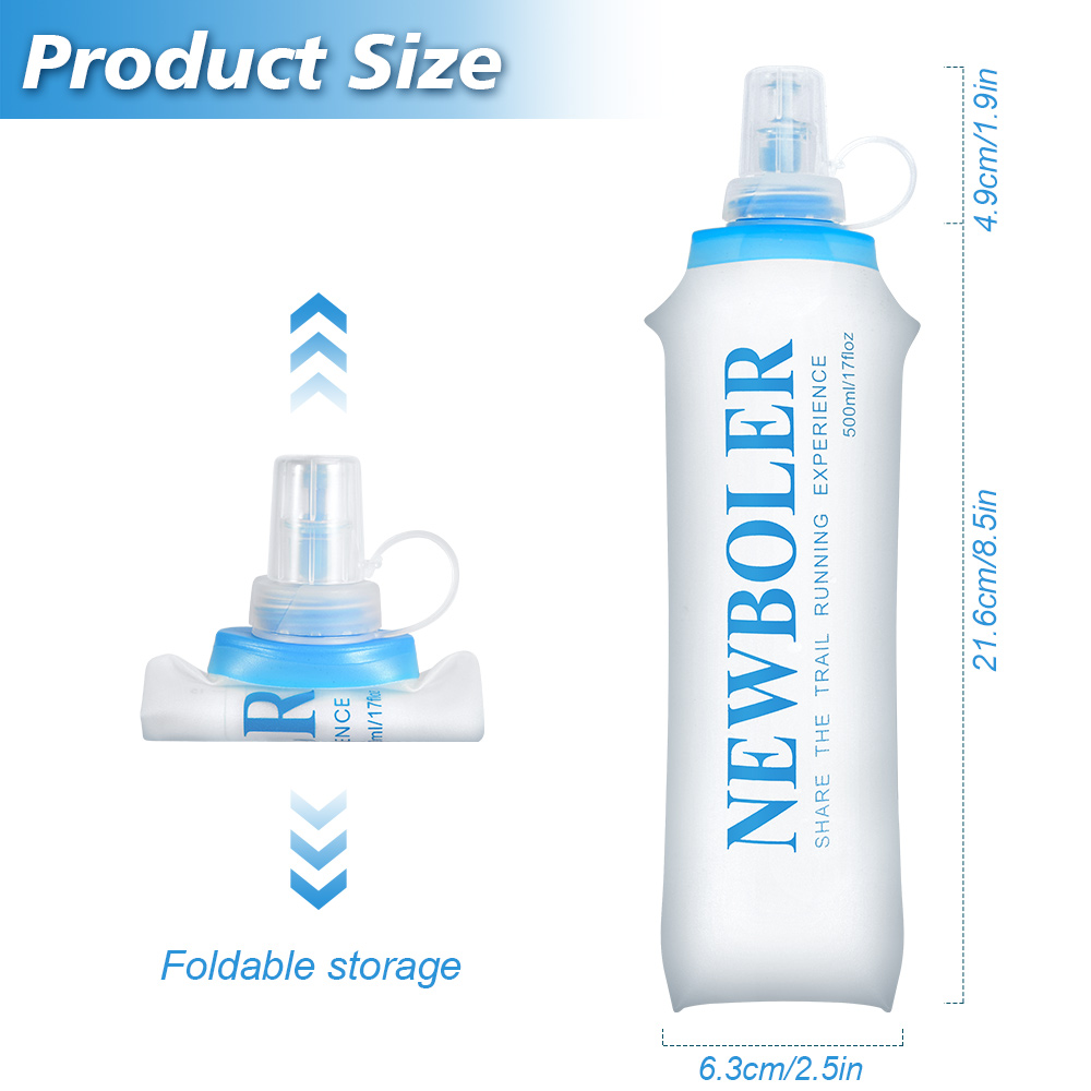 Botella de agua plegable de si - Water Bag Collapsible reseña y precio