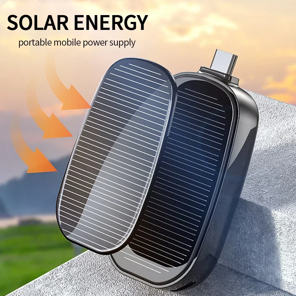Mini batería externa solar de  - Solar Emergency Charger reseña y precio