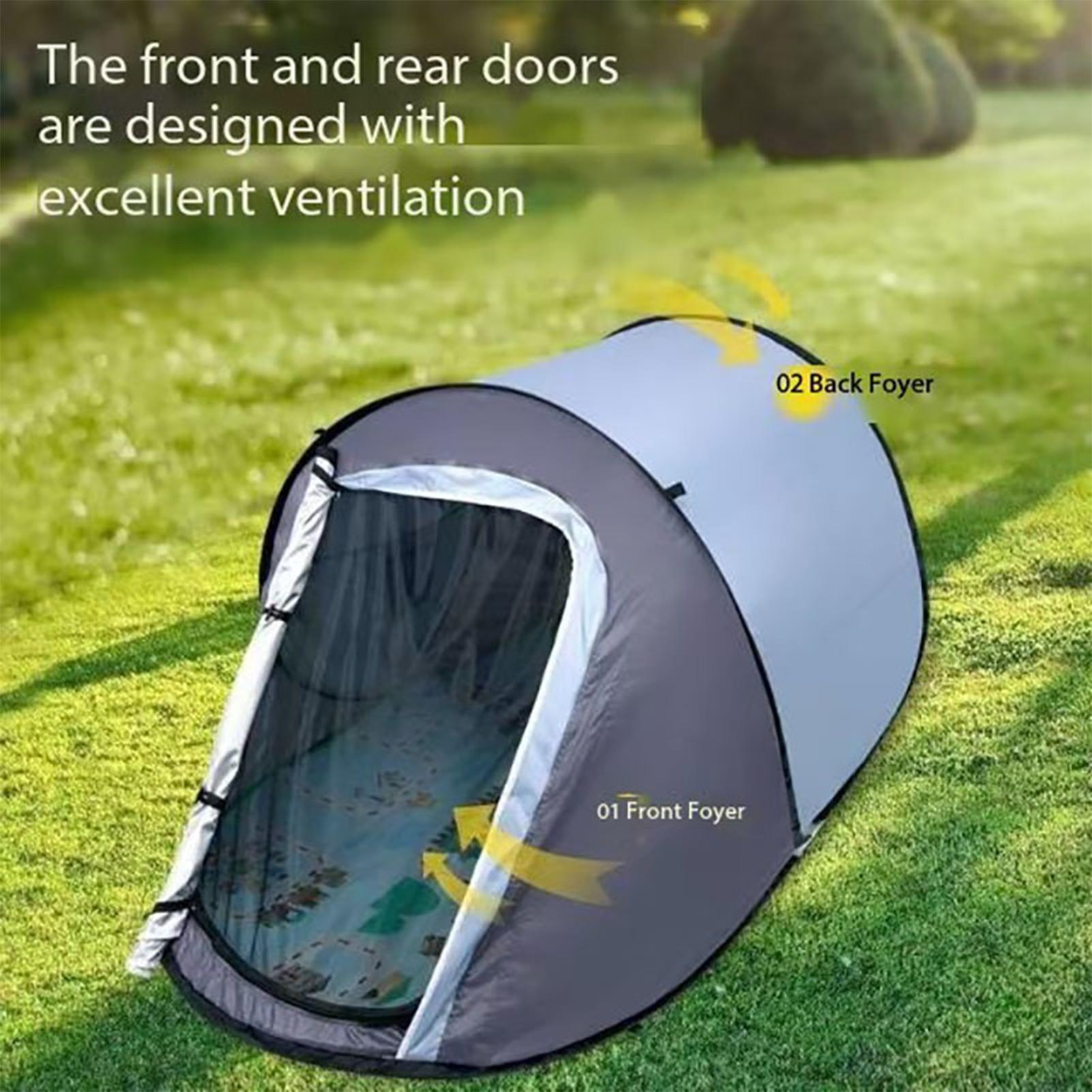 Tienda de campaña abierta auto - Emergency Mylar Tent reseña y precio