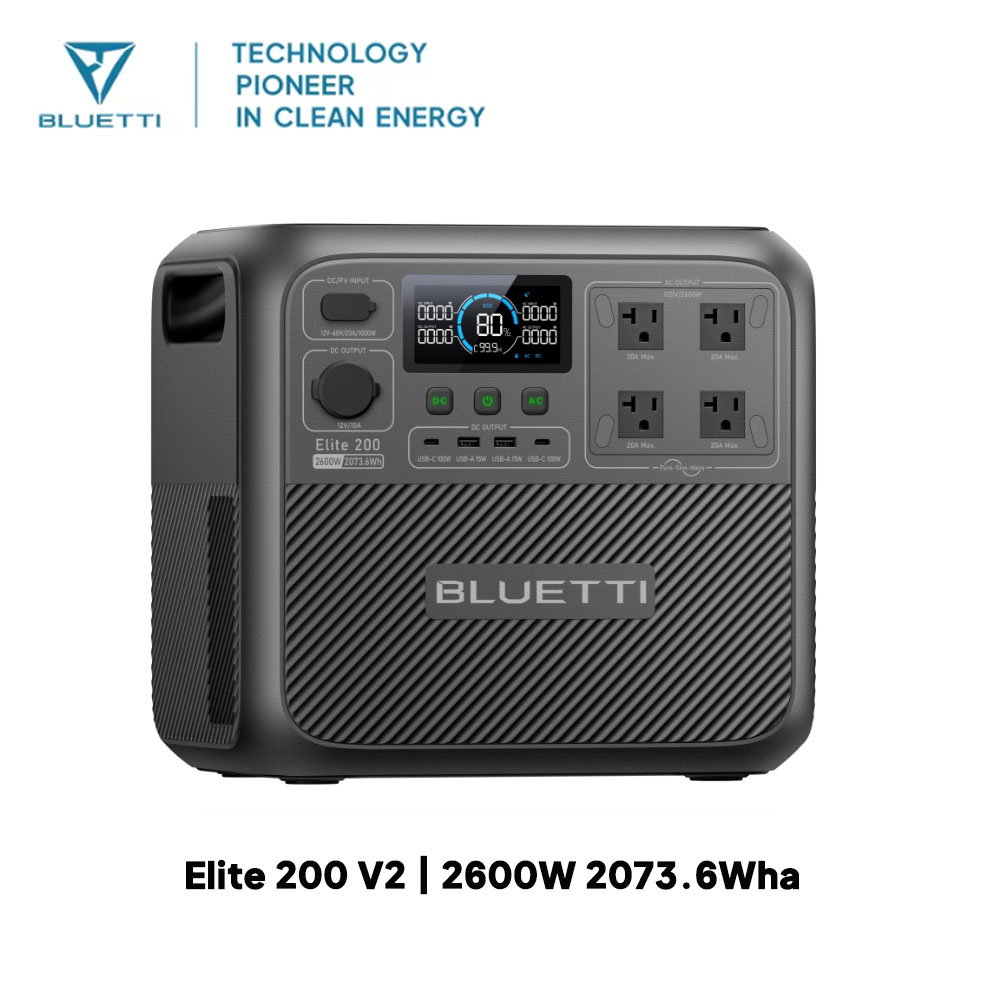 【Renew】BLUETTI Elite 200 V2 Es - Solar Emergency Charger reseña y precio