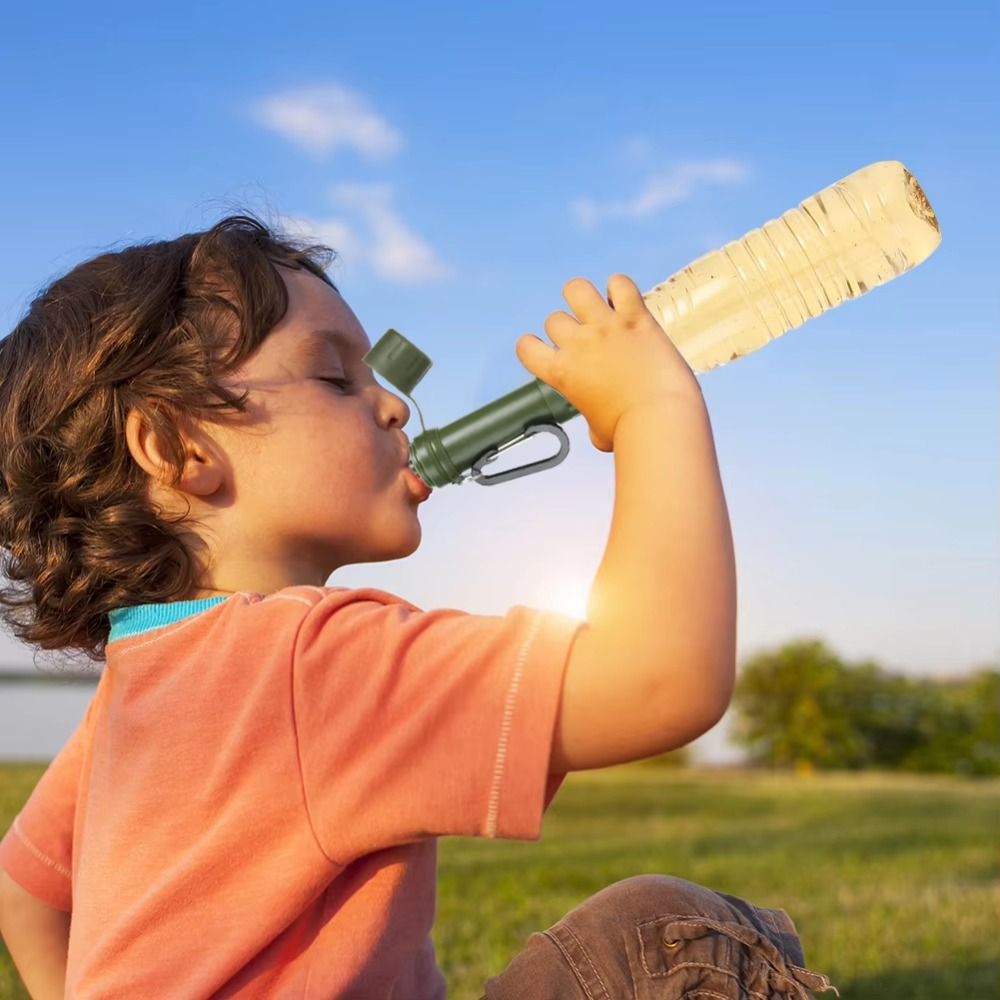 Mini filtro de agua portátil t - Water Purification Straw reseña y precio