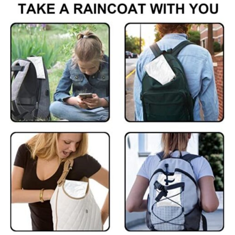 Chubasquero impermeable desech - Emergency Poncho Rain reseña y precio