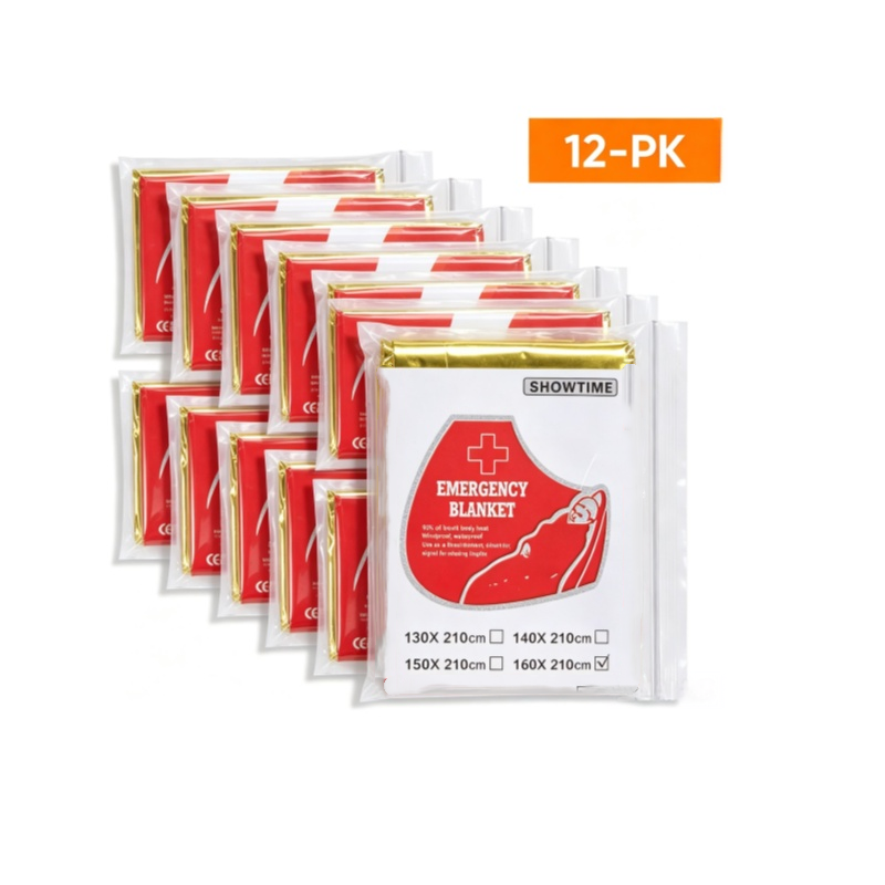 12 mantas de supervivencia de  - Survival Blanket Reflective reseña y precio
