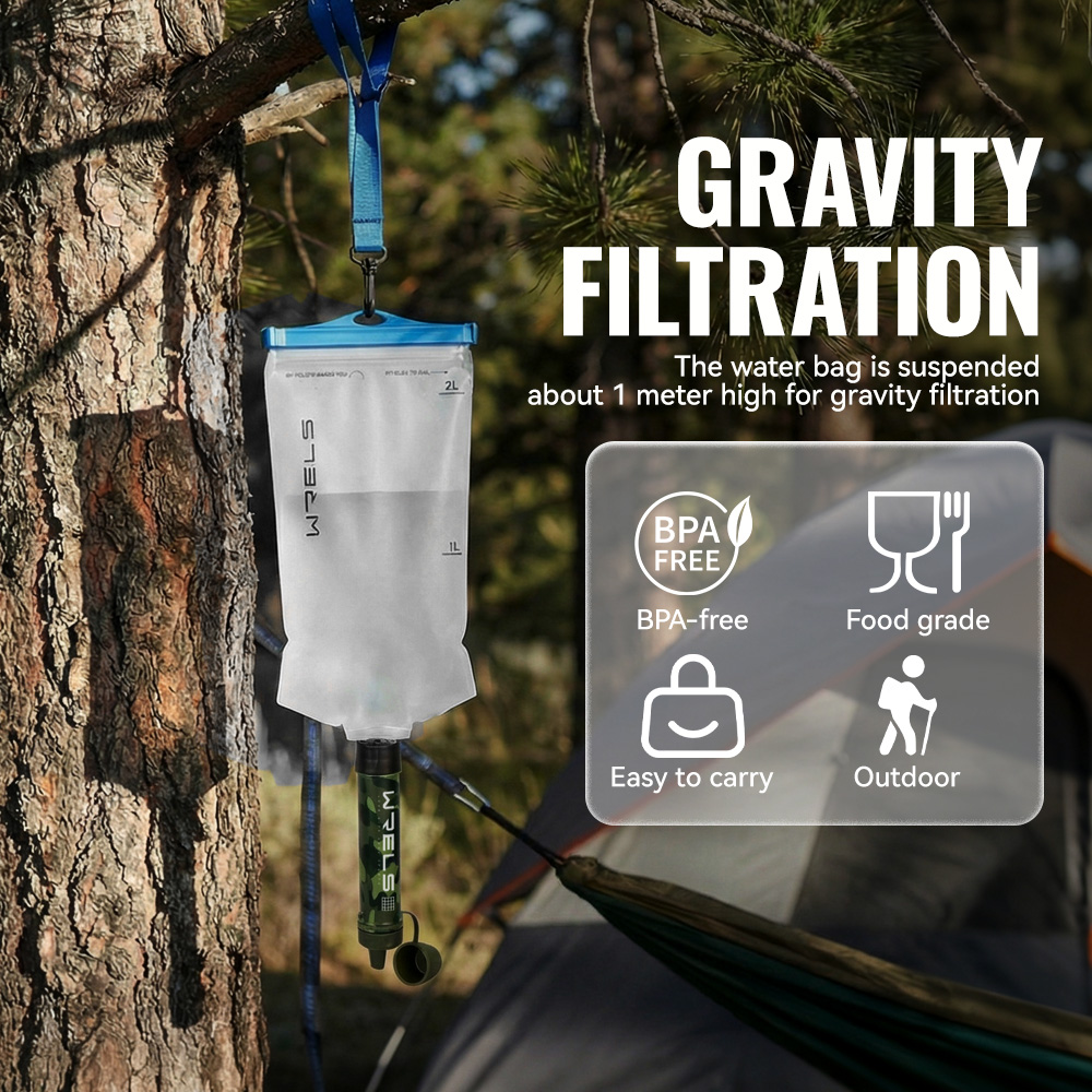 WRELS-Juego de filtros de agua - Water Purification Straw reseña y precio