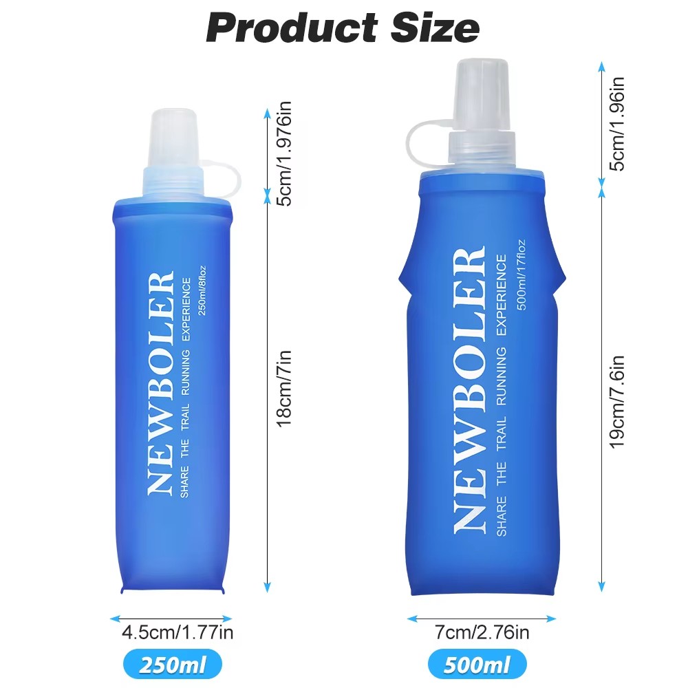 NEWBOLER 250 ml/500 ml botella - Water Bag Collapsible reseña y precio