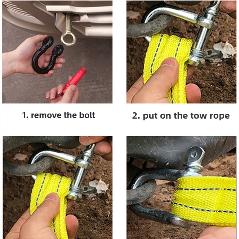 Cuerda para remolque de coche, - Rescue Rope Throw reseña y precio