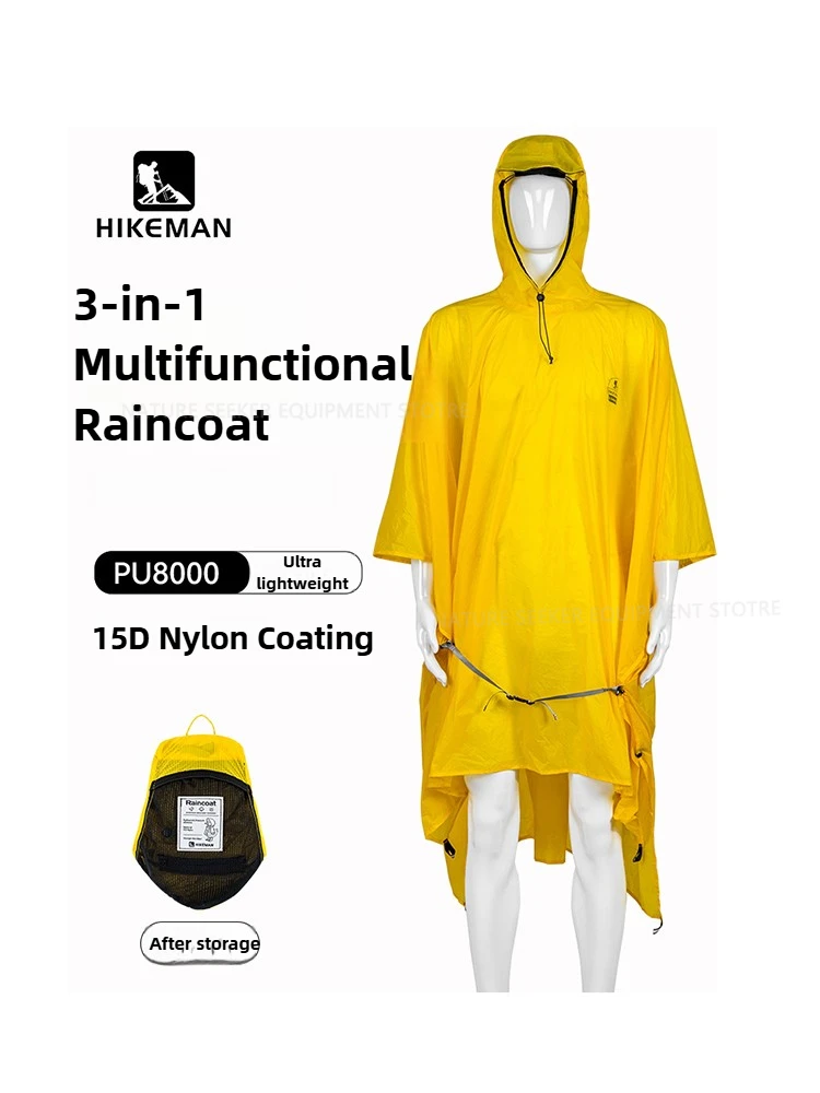 Chubasquero 15D/210T, Poncho i - Emergency Poncho Rain reseña y precio